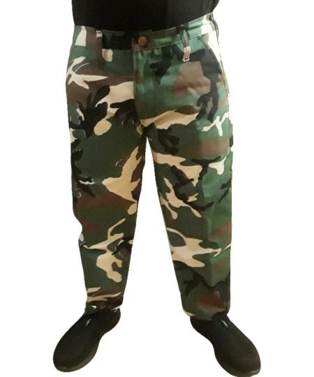 Camouflage green pants